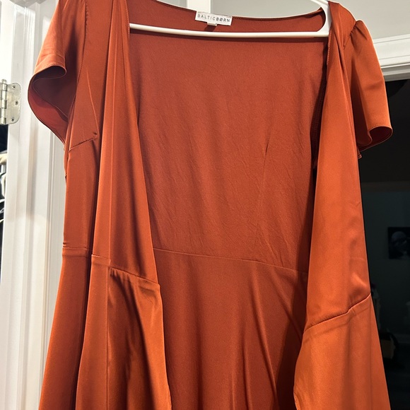 Baltic born sunset terracotta dress M brides maids fall dress - Picture 6 of 14